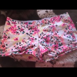 So floral shorts